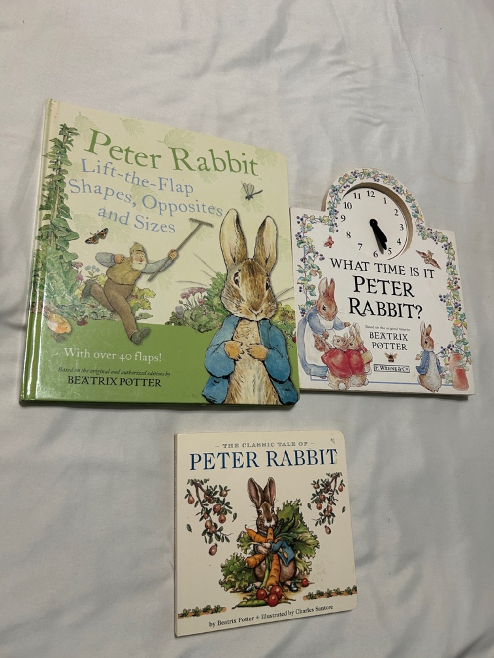 Peter Rabbit board book lot